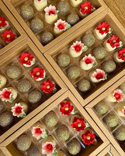 Bombones florales