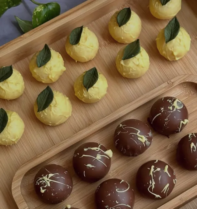 Bombones de sabores y florales